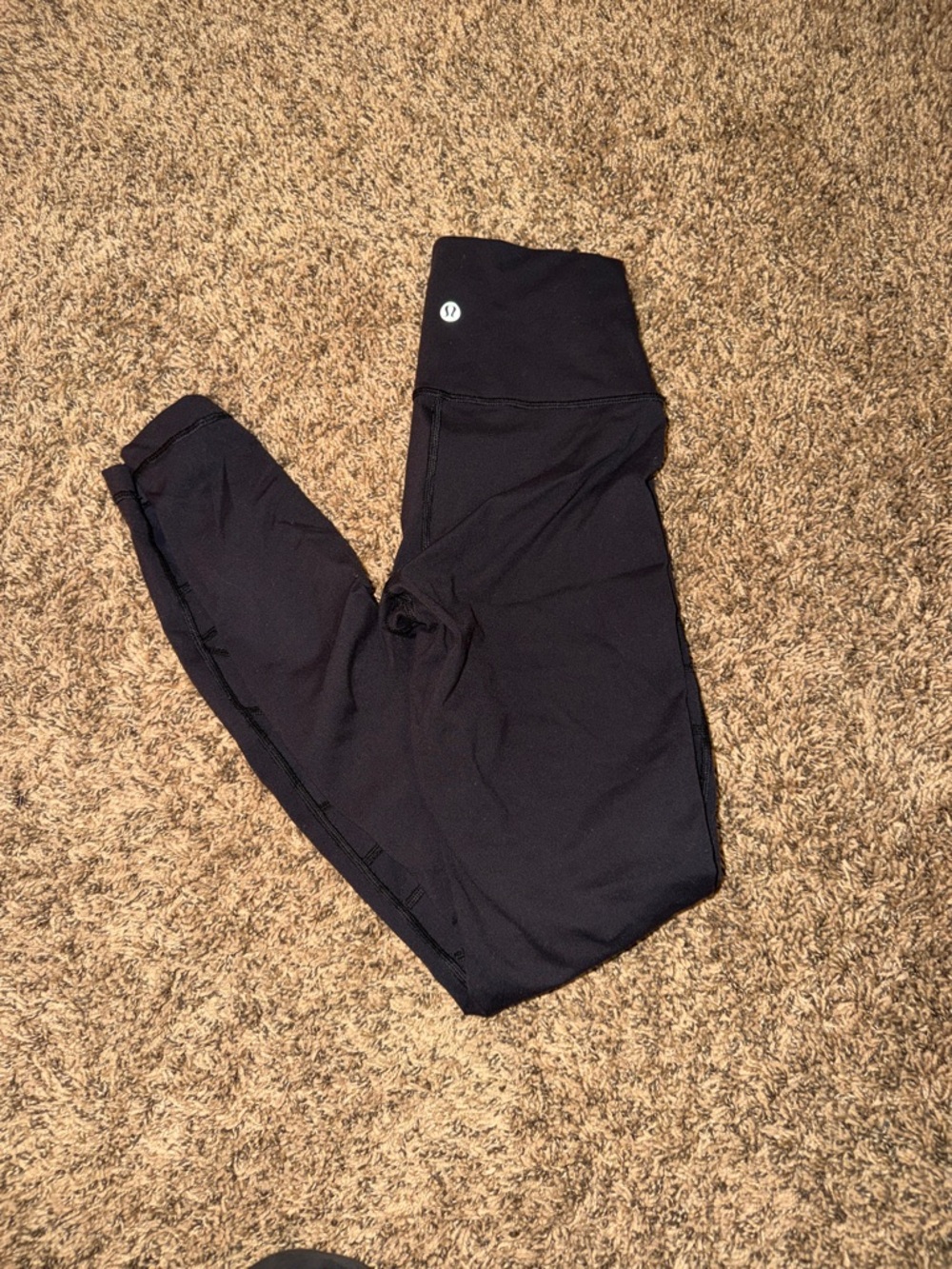 lululemon athletica Black With Mesh Leggings